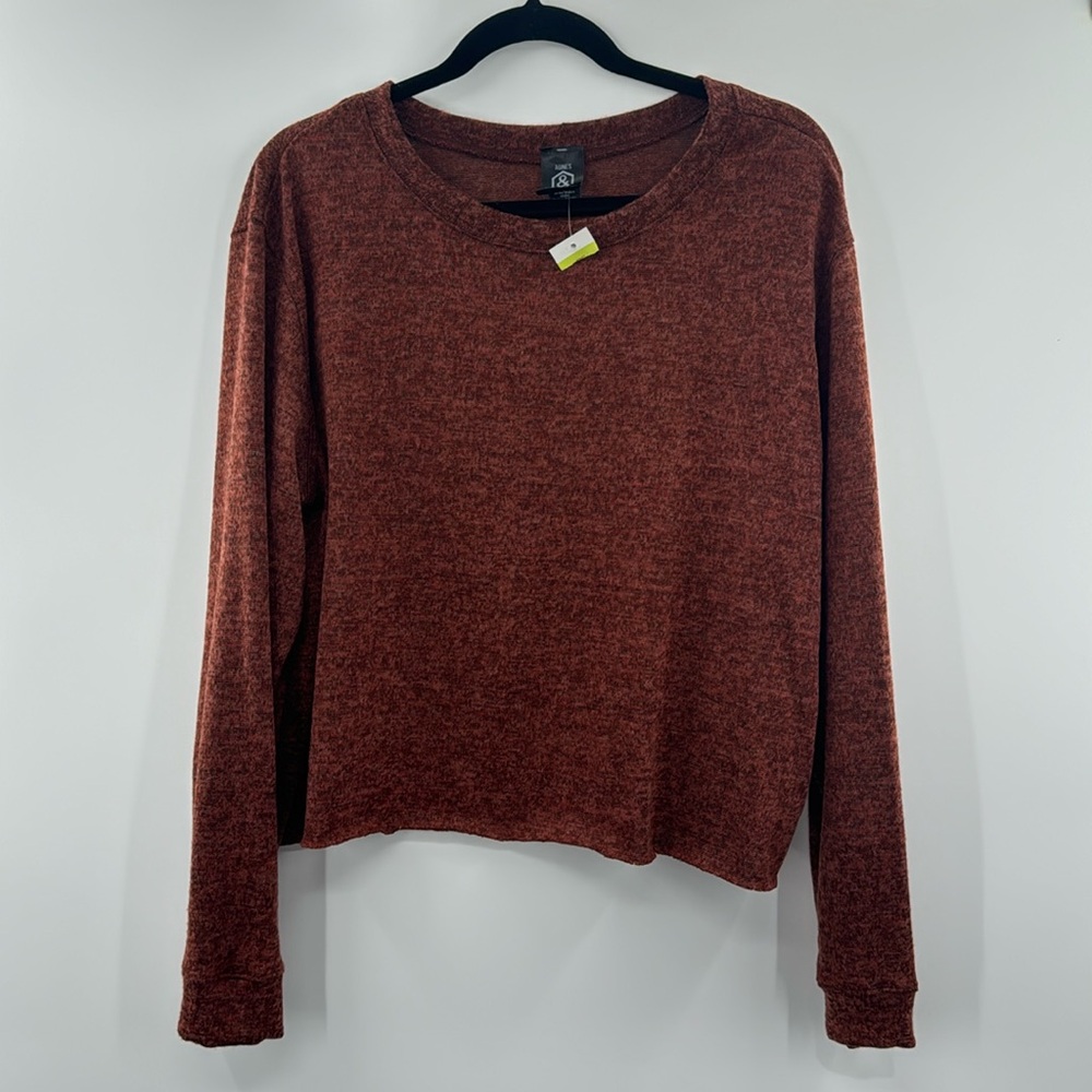 3For$20 Agnes & Dora Brown Roll Hem Crop size XL